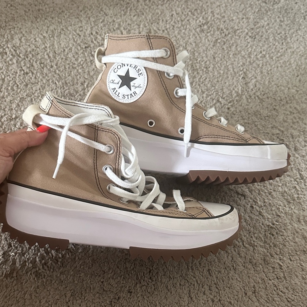 Converse platform hi-tops